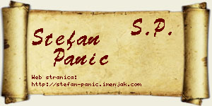 Stefan Panić vizit kartica